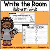 Halloween Write the Room & Writing Center Activities