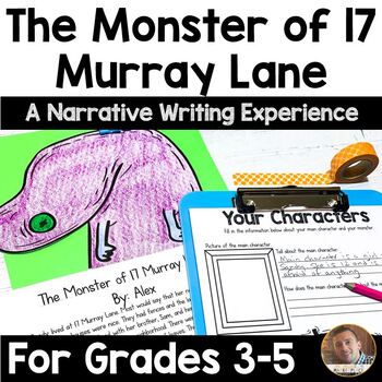 Preview of Halloween Writing Activities & Narrative Prompt - 3rd, 4th & 5th Grade Project