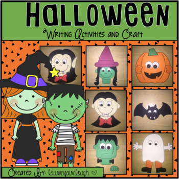 Preview of Halloween Writing Activities and Craftivity