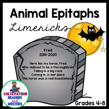 Preview of Animal Epitaphs: Writing Activity