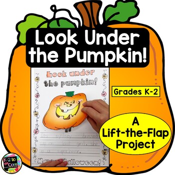 Preview of Halloween Writing Activity | Craftivity | Look Under the Pumpkin