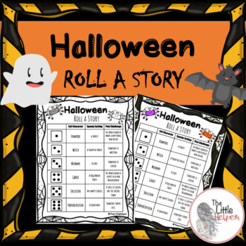 Preview of Halloween Writing Activity Freebie (Roll-A-Story)