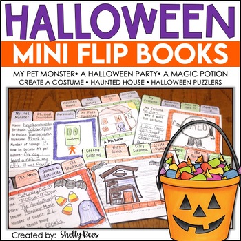 Preview of Halloween Writing Activity | Halloween Flip Books