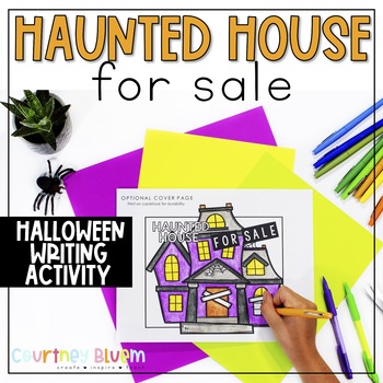 Preview of Halloween Writing Activity - Haunted House for Sale