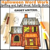 Halloween Writing Activity for Word Work and Sight Word Practice