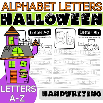 Halloween Handwriting Book - Candy Corn Alphabet Letter Writing