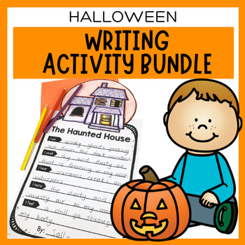 Preview of Halloween Writing Bundle | October Writing Prompts, Worksheets & Activities