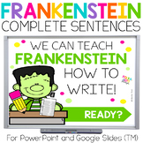 Halloween Writing Complete Sentences | Halloween Activitie