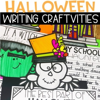 Preview of Halloween Activity, Fall Writing Craft