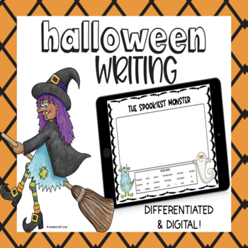 Preview of Halloween Writing | Differentiated | Digital