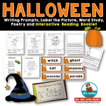 Halloween Writing | Interactive Reading Booklet | High Interest | TpT