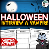Halloween Writing - Interview a Vampire