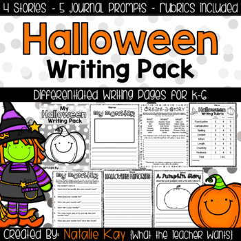 Preview of Halloween Writing Pack