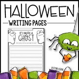 Halloween Writing Pages - Creative Writing Prompts