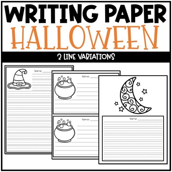 Halloween Writing Pages | Writing Paper by Sunflowers in the Classroom