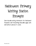 Halloween Writing Pages (with safety pages)