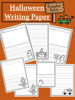 Halloween Writing Paper by Learning and Smiling in First Grade | TPT