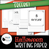 Halloween Writing Paper - FREEBIE - 8 Styles - Primary + I