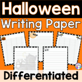 Halloween Writing Paper for Halloween Writing Activities