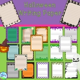 Halloween Writing Papers/Stationary  - 20 total