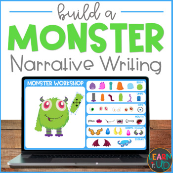 Preview of Writing Project l Build a Monster l Narrative Writing