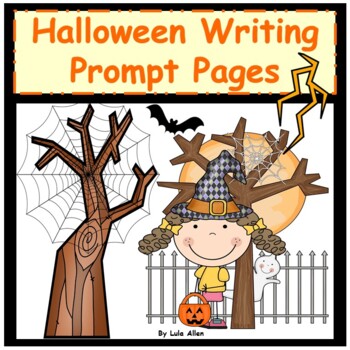 Preview of Halloween Writing Prompt Pages