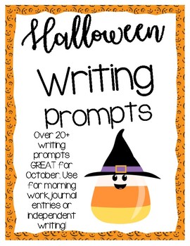 Preview of Halloween Writing Prompts!