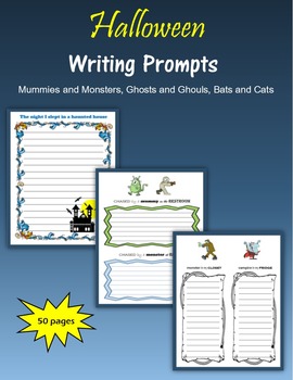 Preview of Halloween- Writing Prompts