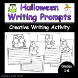 Halloween Writing Prompts | Creative Writing | No Prep Needed