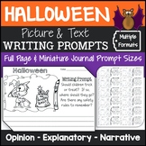 Halloween Writing Prompts (Opinion, Explanatory, Narrative)