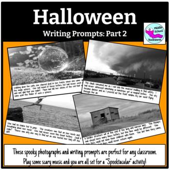 Preview of Halloween Writing Prompts Part 2 