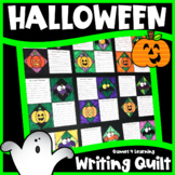 Halloween Writing Prompts Quilt: October Activity: Fact & 