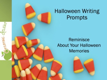 Preview of Halloween Writing Prompts- Reminisce