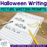 Halloween Writing Prompts with Pictures and Sentence Starters
