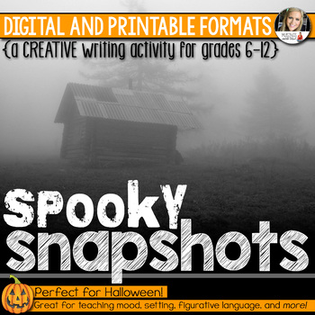 Preview of Descriptive Writing: Spooky Snapshots (Digital and Printable)