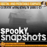 Descriptive Writing: Spooky Snapshots (Digital and Printable)