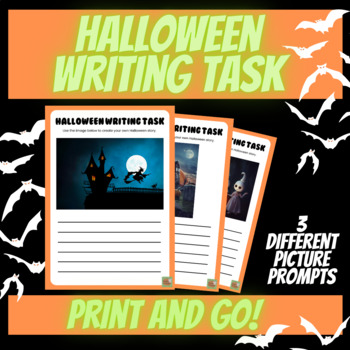 halloween creative writing task