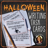 Halloween Writing Task Cards & Rubrics