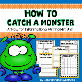 Preview of Halloween Writing Unit: How to Catch a Monster