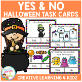 Yes & No Halloween Picture Question Task Cards