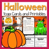 Halloween Yoga Cards and Printables- Halloween Activity