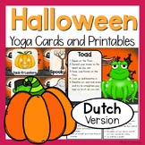 Halloween Yoga Cards and Printables- DUTCH VERSION