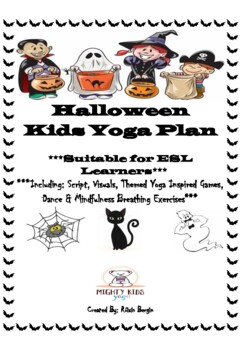 Preview of Halloween Yoga Story Plan