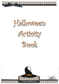 Preview of Halloween activity booklet