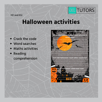 Preview of Halloween activity pack: KS1 and KS2