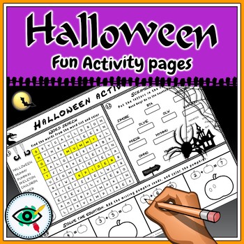 Halloween activity pages by Planerium | Teachers Pay Teachers