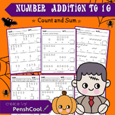 Halloween addition to 10 with pictures| Math: Basic Operation