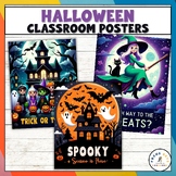 Halloween and Fall Classroom Posters: Bulletin Board Decor