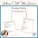 Halloween and Fall Follow Directions Draw Activity