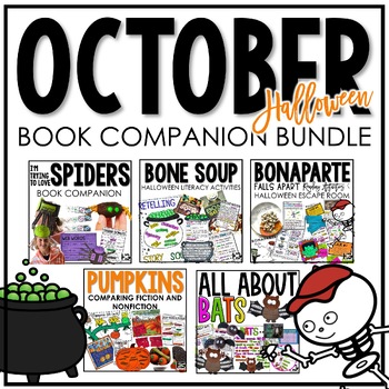 Preview of Halloween and Fall Read Aloud Books and Activities | Pumpkins, Spiders, Bats